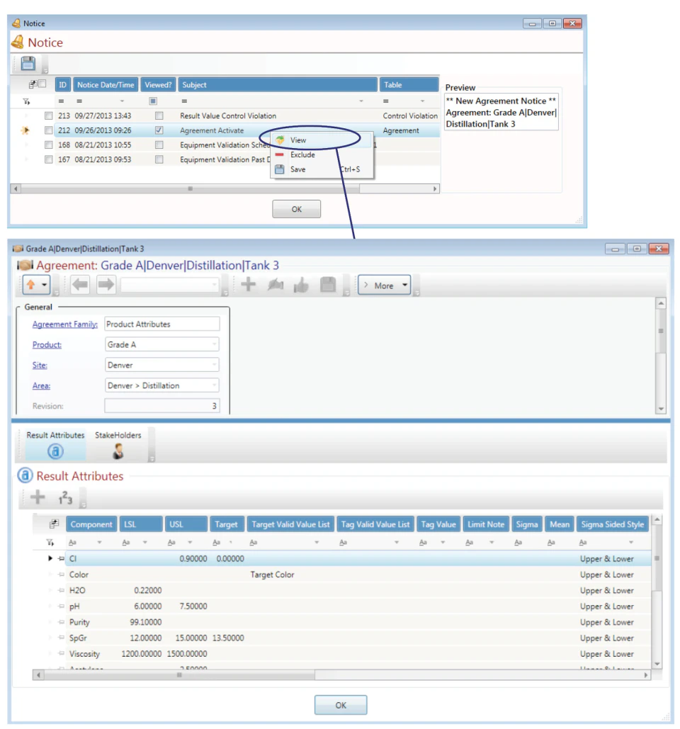 screenshot of LabSoft LIMS